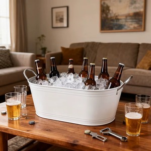 ตู้แช่ไวน์แช่ไวน์ทำจากโลหะอุปกรณ์เสิร์ฟเบียร์สำหรับร้านอาหารงานปาร์ตี้กลางแจ้งและฟังก์ชั่นงานแต่งงาน - Product Image 1