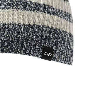 Gorro de invierno personalizado con logotipo de parche Mezcla de algodón acrílico Ajuste elástico Sombreros para clima frío - Product Image 4