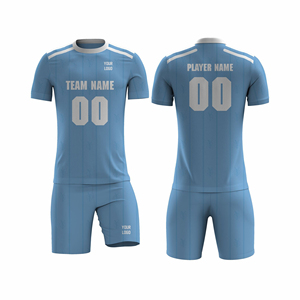 Uniforme de Fútbol Personalizado de Alta Calidad para Adultos Unisex, 100% Poliéster, Secado Rápido, Transpirable, Sin Costuras, Impresión por Transferencia de Calor - Product Image 3