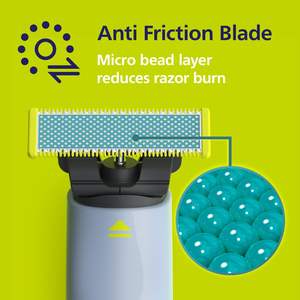 Afeitadora Eléctrica Híbrida Auténtica para Adolescentes, Cuchilla de Repuesto Individual con 2 Cuchillas Anti-Fricción, Resistente al Agua IPX7, Suministros de Afeitado - Product Image 5