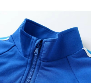 Top qualité professionnel enfants deux pièces survêtements ensembles vêtements de sport survêtement survêtement ensemble coton survêtements en gros - Product Image 5