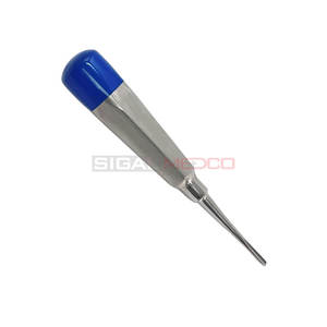 Elevador de raíz de extracción de elevador Dental, mango azul de 3mm, herramienta de extracción de dientes quirúrgicos de acero inoxidable, instrumento médico - Product Image 6