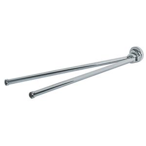 Spirella "Lagune" towel <b>rail</b> with movable <b>rail</b>, made of chromed <b>metal</b> in grey, 45 x 5.5 cm - Product Image 1