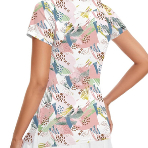 Ladies Breathable Sleeveless Golf Tennis Training Shirts And <b>Skirts</b> | Women's Crop Top Sportswear Quick Dry Golf Dress - Product Image 6