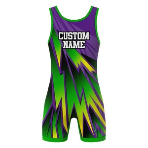 Uniformes de lucha libre Niños Adultos Equipo Hombres Power Wrestling Singlets Gym Training Wrestling Singlets - Product Image 2