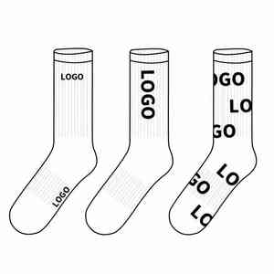 Calcetines deportivos transpirables con diseño de logotipo personalizado superventas, alta calidad, venta al por mayor, impresión Digital de fabricante pakistaní - Product Image 6