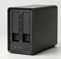 Stockage NAS Cloud Privé S2 à 2 Baies RK3568 ARM Cortex-A55 4 Go LPDDR4X 2.5GbE Linux NAS pour la Sauvegarde de Données à Domicile et pour les Petits Bureaux