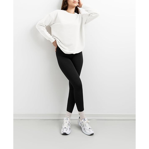 Sudaderas de lana con hombros caídos informales de gran tamaño para mujer, jersey de manga larga, trajes de otoño, ropa de invierno - Product Image 2