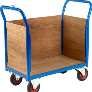 Chariot mobile de chariot d'épicerie de pivot manuel résistant en métal quatre roues pliables faciles soutien industriel d'OEM d'utilisation de charge de 100kg - Product Image 6