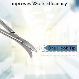 Tijeras de punto de Cirugía de alta calidad Dall Finish Lab Spencer Stitch Scissor de punto quirúrgico médico - Product Image 4