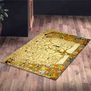 Tapis Klimt The Tree Of Life, grand tapis, tapis imprimé, tapis fin non tissé - Product Image 5