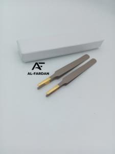 แหนบขนตาปลอมสีนู้ดพร้อมจุดทองทำจากสเตนเลสสตีลสไตล์ญี่ปุ่นออกแบบโลโก้ได้ตามต้องการ - Product Image 4