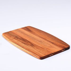 Tabla de cortar de madera de acacia recubierta de resina para uso en la cocina, para alimentos, verduras, corte de pizza - Product Image 1