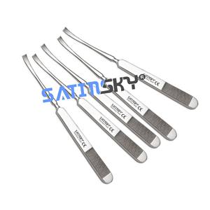 Elevador periostal Adson recto, hoja semichispaña de 6 mm de ancho, instrumentos quirúrgicos ortopédicos premium al por mayor de alta calidad - Product Image 2