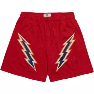 Pantalones cortos transpirables con estampado bordado personalizado para hombre, ropa para baloncesto, Verano - Product Image 6