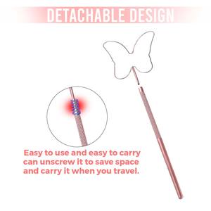 Rose Gold Eyelash Extension <b>Mirror</b> Stainless Steel Glass Eyelash Extension <b>Mirror</b> Front View Large Lash Extension by Bahasa Pro - Product Image 6