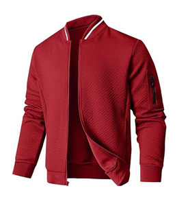 Chaqueta Ligera de Corte Holgado para Hombre, Chaqueta Bomber Informal y Elegante - Product Image 3