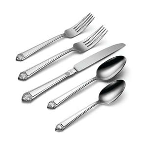 Bulk Quantity Supply From India Metal Silverware Flatware Spoon <b>Fork</b> <b>Knife</b> Stainless Steel Cutlery Set for Hotel Wedding Events - Product Image 4