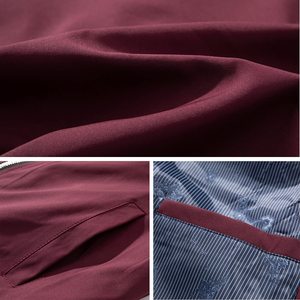 Chaqueta Bomber Varsity de cuero de lana Vintage con estilo de béisbol estampado personalizado para hombres - Product Image 5