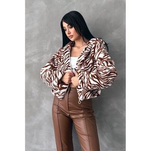 Chaquetas de Mujer con Estampado de Leopardo al por Mayor, Diseño Elegante y Moderno - Product Image 5