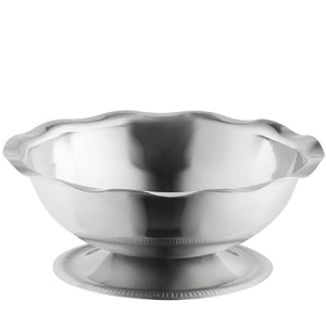 Cuenco de plata personalizado para servir, centro de mesa duradero para fiestas de boda, ensalada, postre, cuenco para servir - Product Image 5