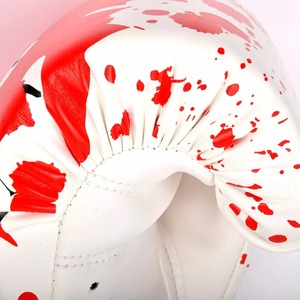 ถุงมือหนัง MMA 16 oz ถุงมือมวยไทยอุปกรณ์ชกมวยมืออาชีพ - Product Image 2