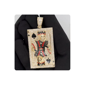 Pendentif en diamant véritable de la collection Hip Hop de haute qualité pour les bijoux à but cadeau disponibles à un prix abordable depuis l'Inde - Product Image 1