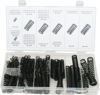 Assortiment de ressorts de compression métalliques en acier inoxydable pour portes vitrées sans cadre, outils de menuiserie électrique noirs, outils de quincaillerie, en pouces (AMP)