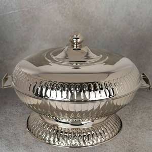 Hot-Selling Casserole en acier inoxydable de dernière conception plaqué argent pour hôtel, restaurant et ustensiles de cuisine pour la maison - Product Image 1