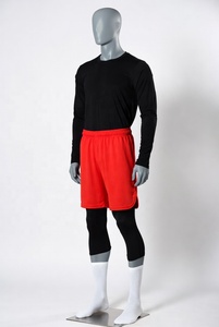 Pantalones Cortos Awrah para Hombre, Estilo Musulmán, Casual, hasta la Rodilla, Sunnah Islámico, Color Sólido, Secado Rápido, Transpirable, Cintura Elástica, Ropa Deportiva - Product Image 3