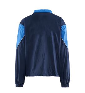 Veste coupe-vent imperméable élégante pour homme, noire bicolore, avec décoration en fourrure, tendance, grande taille, veste d'hiver légère - Product Image 2