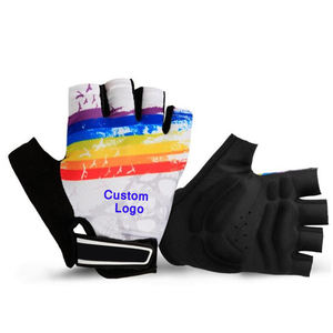 Guantes de Ciclismo de medio dedo personalizables para deportes al aire libre, transpirables y con logotipo para actividades informales, precio responsable - Product Image 6