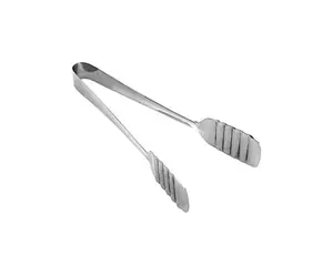 9 Inch long buffet Salad server Roti Chapati Tong Chimta made of S304 Stainless Steel sturdy and strong with good grip