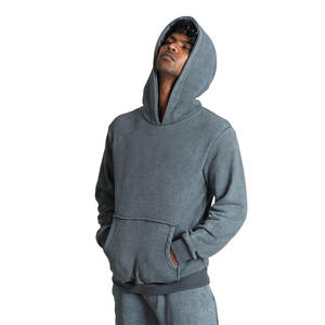 เสื้อมีฮู้ดสำหรับผู้ชายและผู้หญิงเสื้อมีฮู้ดผ้าคอตตอนผสมแฟชั่นสำหรับซักน้ำ - Product Image 5