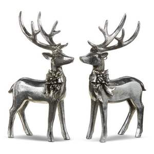 Escultura de reno de Metal dorado antiguo, perfecta para fiestas navideñas, reuniones familiares, ocasiones especiales y exhibiciones de invierno - Product Image 6