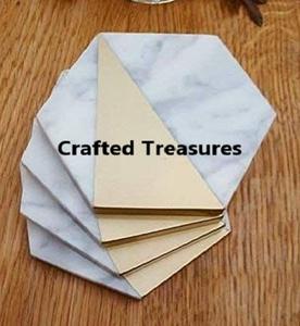 Superior Design Enamel Print Wood MDF Board <b>Coasters</b> <b>Set</b> With Holder For Drinks Custom Logo Tea Cup For home Hotel Restaurant - Product Image 6