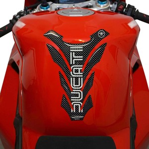 Adesivi Personalizzati 3D in Carbonio per Serbatoio Moto DUCATI, Impermeabili e Decorativi - Product Image 5