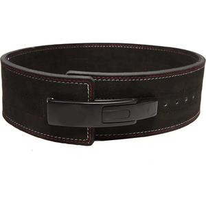 GAF Ceinture de musculation personnalisée noire autobloquante Levier de musculation rapide avec boucle en acier inoxydable Ceinture d'haltérophilie en cuir de qualité supérieure - Product Image 2