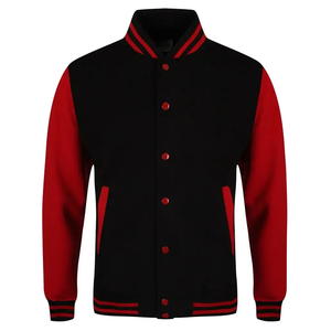 Veste universitaire d'hiver pour hommes de haute qualité respirante grande taille Letterman toile laine véritable coupe-vent écologique - Product Image 3