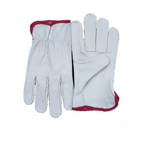 Gants de travail de cyclisme d'hiver en cuir de chèvre certifiés CE haute température résistants à la chaleur protection des mains libres - Product Image 3
