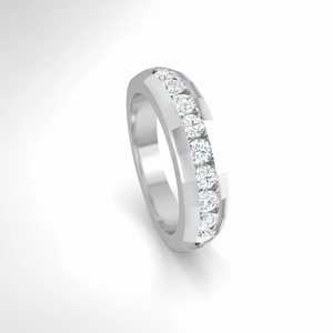 Anillo de Lujo 'Timeless' con Diamantes Naturales de Corte Brillante Redondo en Oro Sólido de 14K para Mujer - Product Image 1