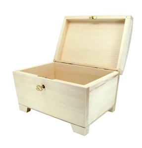 Caja de Joyería de Madera Sin Pulir, Artesanía, Excelente Diseño, Precio Más Bajo - Product Image 1