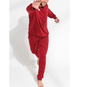 Vente en gros T-shirts à manches longues de couleur unie pour hommes, col semi-haut, fournisseur multicolore de BD - Product Image 6