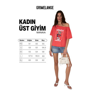GRIMELANGE MANAIA T-shirt imprimé spécial Coupe du Monde à épaule unique 100 % biologique Pmauklu pour femme - Product Image 6