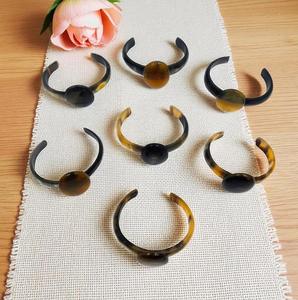 Brazaletes de Cuerno de Búfalo Natural, Joyería Artesanal de Cuerno de Búfalo - Product Image 3