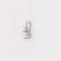 Hochwertige Massiv 925 Sterling Silber Umweltfreundliche Vergoldete 8x6mm Geometrische Form Zierliche Anpassbare Schmuckkomponenten