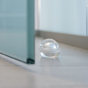 Set di 6 porte adesive semisferiche in plastica con vetro trasparente 4032420 - Product Image 4