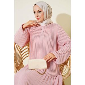 Falda Plisada Gasa 2 Piezas Set Powder Regular Pattern TR Origin - Product Image 1