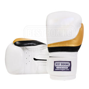 Guantes de boxeo de la mejor calidad con logotipo personalizado Venta caliente en guantes de boxeo Peso ligero Cómodo Mejor Equipo de Boxeo - Product Image 1