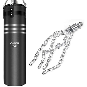 Sacos de boxeo MMA hechos de cuero para hombres y mujeres, con cadenas y ganchos, personalizados, novedad - Product Image 2